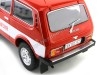 Cochesdemetal.es 1976 Lada Niva Feurewehr Bomberos Alemania Rojo-Blanco 1:18 MC Group 18006