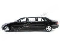 2000 Mercedes-Benz S Class 600 Pullman Negro Metalizado 1:18 Sun Star 4111 Cochesdemetal 8 - Coches de Metal 