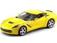 Cochesdemetal.es 2014 Chevrolet Corvette C7 Stingray Amarillo 1:18 Maisto 31182