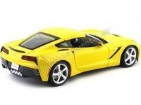 Cochesdemetal.es 2014 Chevrolet Corvette C7 Stingray Amarillo 1:18 Maisto 31182