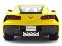 Cochesdemetal.es 2014 Chevrolet Corvette C7 Stingray Amarillo 1:18 Maisto 31182