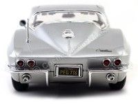 Cochesdemetal.es 1965 Chevrolet Corvette Sting Ray Coupé (C2) Gris 1:18 Maisto 31640