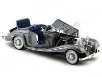 Cochesdemetal.es 1936 Mercedes-Benz 500K TYP Specialroadster Gris 1:18 Maisto 36862