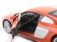 Cochesdemetal.es 2016 Audi R8 V10 FSI Rojo Metalizado 1:18 Welly 18052