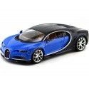 Cochesdemetal.es 2016 Bugatti Chiron Azul-Azul 1:18 Bburago 11040