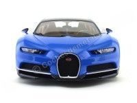 Cochesdemetal.es 2016 Bugatti Chiron Azul-Azul 1:18 Bburago 11040