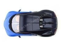 Carsdemetal.es 2016 Bugatti Chiron Blue-Azul 1:18 Bburago 11040
