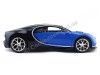 Carsdemetal.es 2016 Bugatti Chiron Blue-Azul 1:18 Bburago 11040