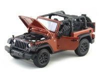 Cochesdemetal.es 2014 Jeep Willys Wrangler 3.6L Open Top Bronce 1:18 Maisto 31610