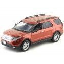 Cochesdemetal.es 2015 Ford Explorer Granate 1:18 Motor Max 73186