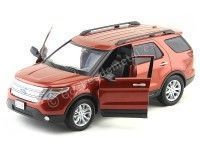 Cochesdemetal.es 2015 Ford Explorer Granate 1:18 Motor Max 73186