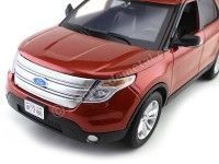 Cochesdemetal.es 2015 Ford Explorer Granate 1:18 Motor Max 73186