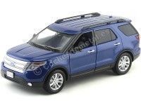 Cochesdemetal.es 2015 Ford Explorer Azul 1:18 Motor Max 73186