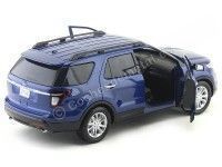 Cochesdemetal.es 2015 Ford Explorer Azul 1:18 Motor Max 73186