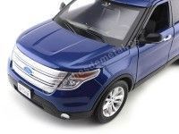Cochesdemetal.es 2015 Ford Explorer Azul 1:18 Motor Max 73186