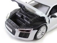 Cochesdemetal.es 2015 Audi R8 Plus Gris Metalizado 1:18 Maisto Premiere 36213