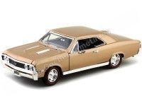 Cochesdemetal.es 1967 Chevrolet Chevelle SS 396 Metallic Gold 1:18 Motor Max 73104