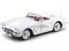 Cochesdemetal.es 1958 Chevrolet Corvette Convertible Blanco 1:18 Motor Max 73109