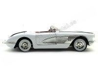 Cochesdemetal.es 1958 Chevrolet Corvette Convertible Blanco 1:18 Motor Max 73109