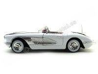 Cochesdemetal.es 1958 Chevrolet Corvette Convertible Blanco 1:18 Motor Max 73109