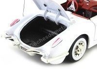 Cochesdemetal.es 1958 Chevrolet Corvette Convertible Blanco 1:18 Motor Max 73109