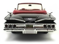 Cochesdemetal.es 1960 Chevrolet Impala Convertible Negro 1:18 Motor MAX 73110