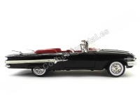 Cochesdemetal.es 1960 Chevrolet Impala Convertible Negro 1:18 Motor MAX 73110