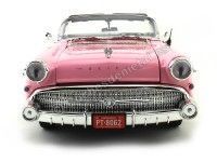 Cochesdemetal.es 1957 Buick Roadmaster Rosa-Blanco 1:18 Motor Max 73152