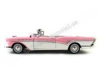 Cochesdemetal.es 1957 Buick Roadmaster Rosa-Blanco 1:18 Motor Max 73152