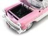 Cochesdemetal.es 1957 Buick Roadmaster Rosa-Blanco 1:18 Motor Max 73152