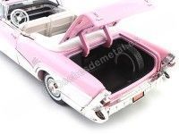 Cochesdemetal.es 1957 Buick Roadmaster Rosa-Blanco 1:18 Motor Max 73152