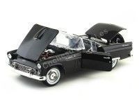 Cochesdemetal.es 1956 Ford Thunderbird Convertible Negro 1:18 Motor Max 73173