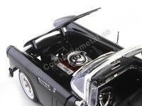 Cochesdemetal.es 1956 Ford Thunderbird Convertible Negro 1:18 Motor Max 73173