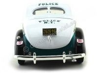 Cochesdemetal.es 1940 Ford Deluxe Cupe Police NYPD 1:18 Greenlight 12972