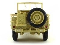 Cochesdemetal.es 1943 Jeep Willys Casablanca Arena del Desierto 1:18 Triple-9 1800140