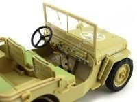 Cochesdemetal.es 1943 Jeep Willys Casablanca Arena del Desierto 1:18 Triple-9 1800140