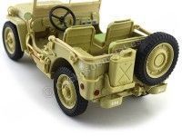 Cochesdemetal.es 1943 Jeep Willys Casablanca Arena del Desierto 1:18 Triple-9 1800140