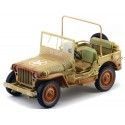 Cochesdemetal.es 1943 Jeep Willys Casablanca Arena del Desierto Sucio 1:18 Triple-9 1800140A