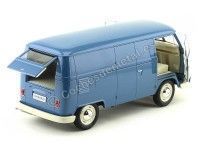 Cochesdemetal.es 1963 Volkswagen T1 Microbus Panel Van Azul 1:18 Welly 18053