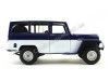 Cochesdemetal.es 1955 Jeep Willys Station Wagon Azul-Blanco 1:18 Lucky Diecast 92858