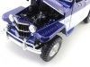 Cochesdemetal.es 1955 Jeep Willys Station Wagon Azul-Blanco 1:18 Lucky Diecast 92858