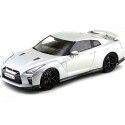 Cochesdemetal.es 2017 Nissan Skyline GT-R R35 Gris 1:18 Triple-9 1800199