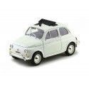 Cochesdemetal.es 1968 Fiat 500 L Blanco 1:16 Bburago 12035