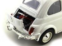 Cochesdemetal.es 1968 Fiat 500 L Blanco 1:16 Bburago 12035