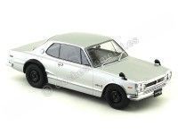 Cochesdemetal.es 1971 Nissan Skyline 2000 GT-R (KPGC10) Gris 1:18 Triple-9 1800180