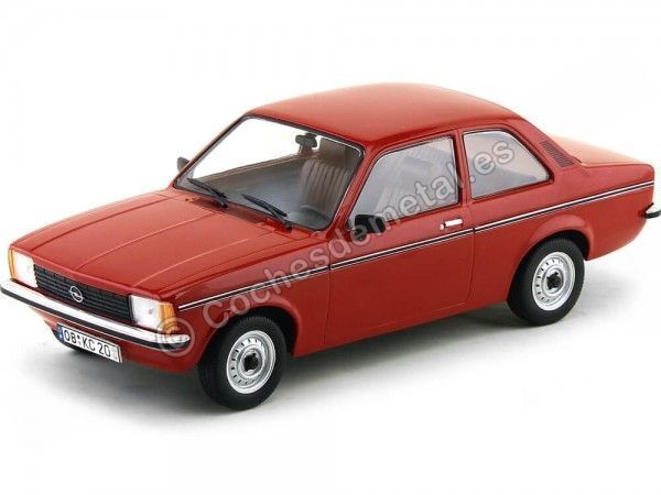 Cochesdemetal.es 1977 Opel Kadett C2 Dos Puertas Rojo 1:18 Triple-9 1800122