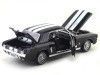 Cochesdemetal.es 1964 Ford Mustang 1-2 Coupe Negro/Blanco 1:18 Motor Max 73164