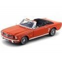 Cochesdemetal.es 1964 Ford Mustang 1-2 Convertible Naranja 1:18 Motor Max 73145