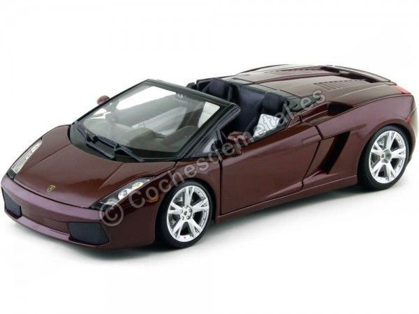 Cochesdemetal.es 2000 Lamborghini Gallardo Spyder Granate Metalizado 1:18 Maisto 31136