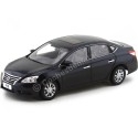 Cochesdemetal.es 2012 Nissan Sentra Sylphy Metallic Black 1:18 Paudi Models 2266